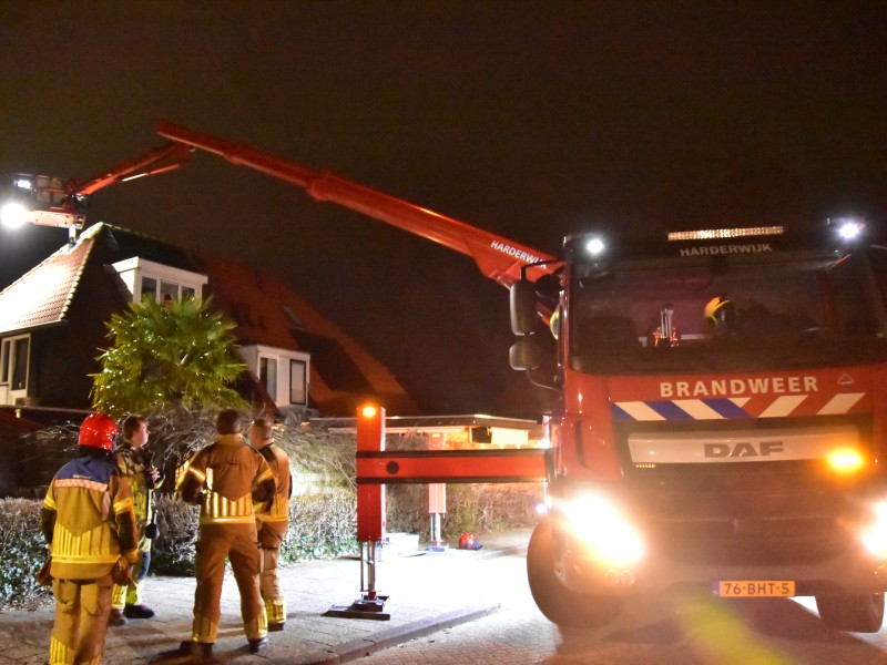 Hoogwerker van brandweer Harderwijk