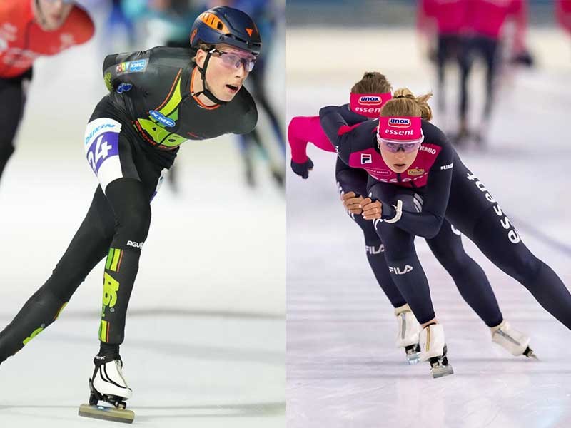 Aankondiging: Zeewoldense Rosalie en Friso van Vliet aan de start van het nieuwe schaatsseizoen