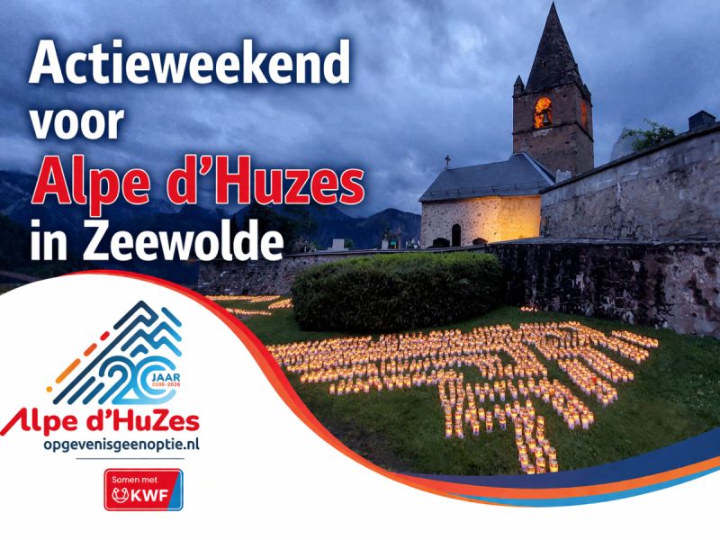 Actieweekend voor Alpe d’HuZes in Zeewolde