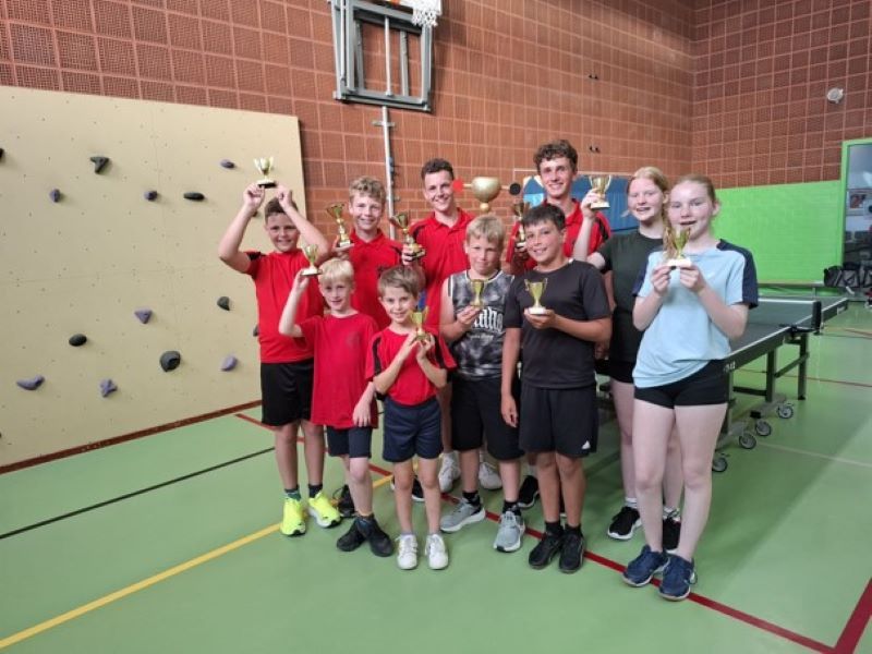 Mooie en spannende wedstrijden bij de clubkampioenschappen van de tafeltennisvereniging