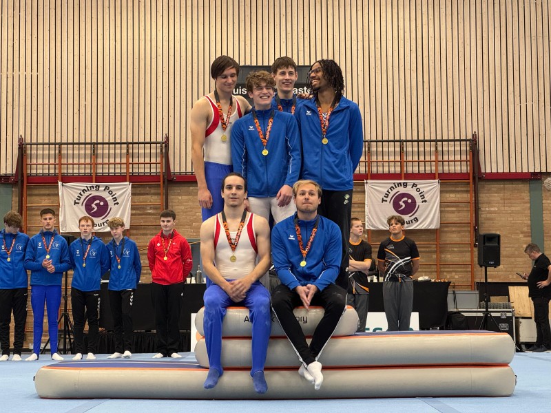 Turners op podium