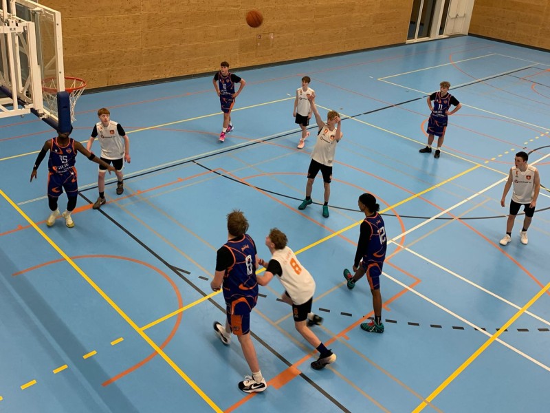 U16-1 tegen Flevo Musketiers