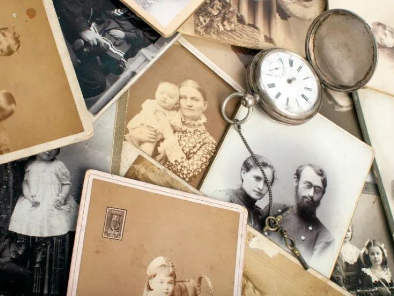 Een compilatie van oude foto's