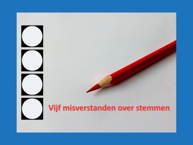 Vijf misverstanden over stemmen