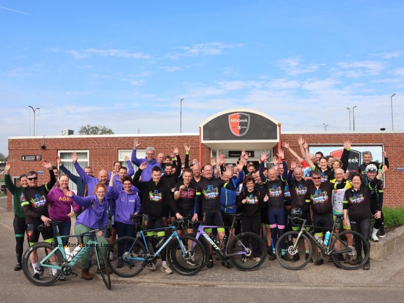 Big Challenge deels bij elkaar voor het clubgebouw van Milsbeek