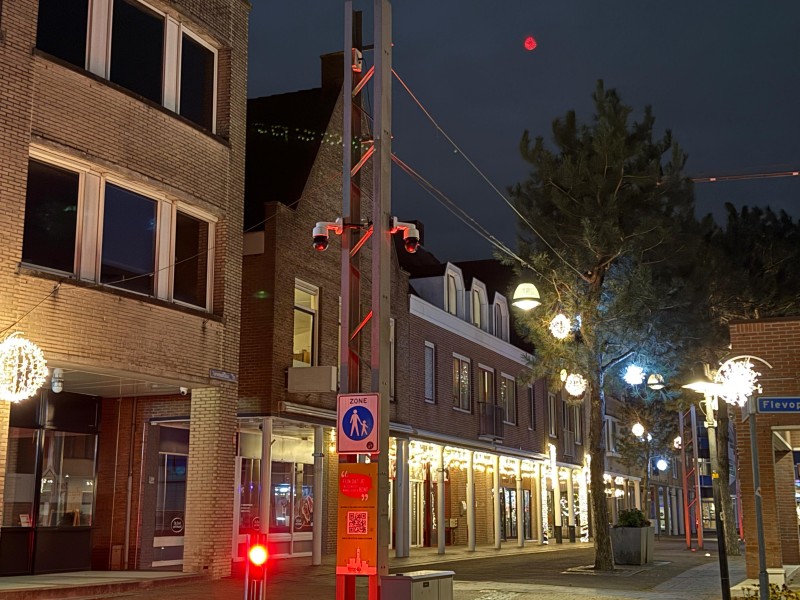 Tijdelijk cameratoezicht in centrum Zeewolde, camera’s nog niet aangesloten