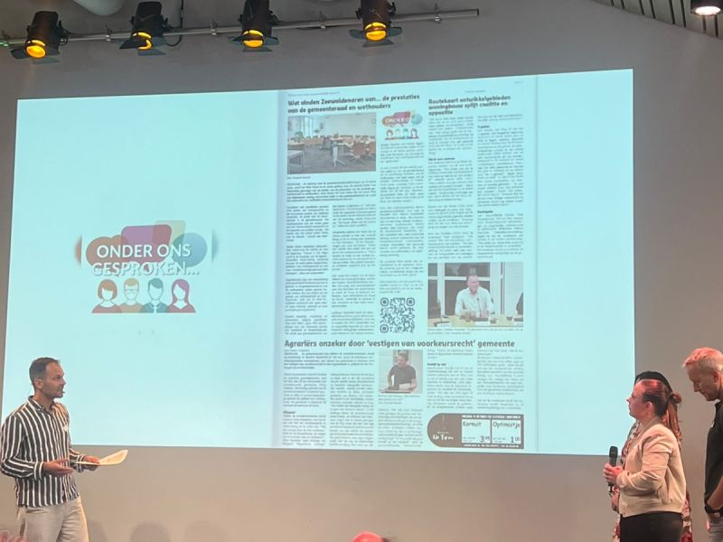 OOG-panel van Zeewolde Actueel tussen beste journalistieke projecten van Nederland