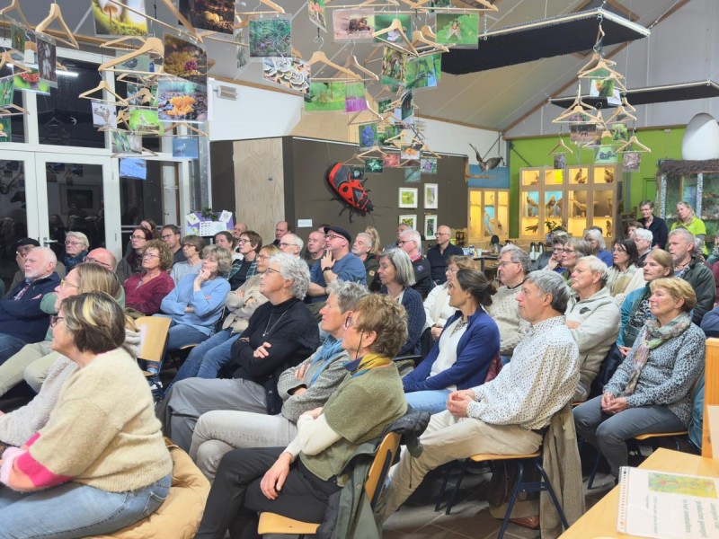 Bezoekers lezing zeearend