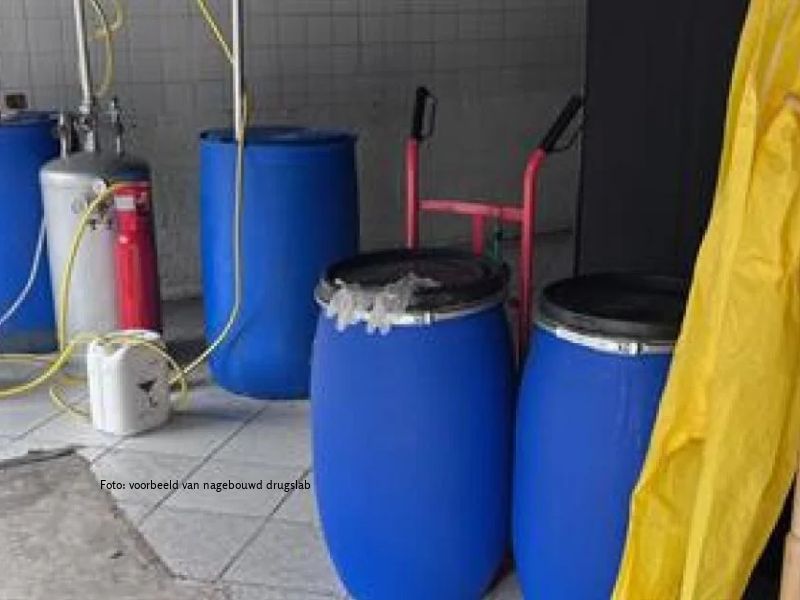 Nagebouwd drugslab in Stadshart Lelystad