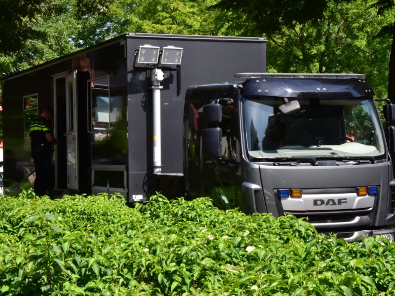 Team politie dat plaats delict zeewolde onderzoekt