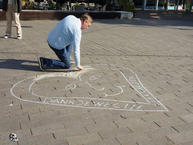Hart voor de vrijwilliger getekend door wethouder vd Beld