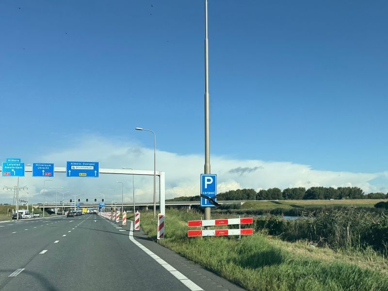 Carpoolplaats Waterlandseweg wordt gerenoveerd en uitgebreid