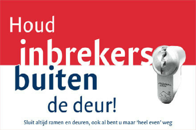 Toename inbraken in Zeewolde