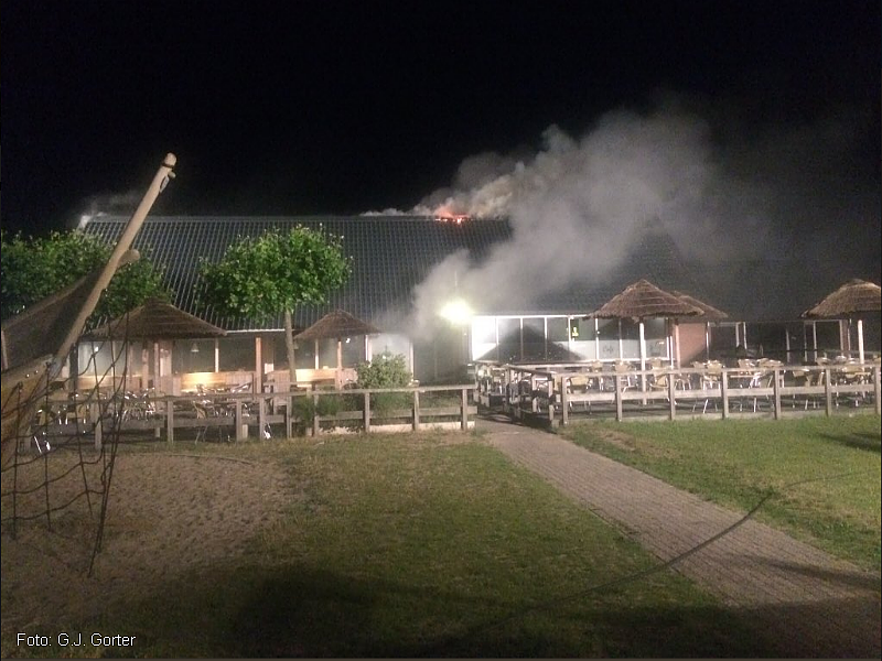 Grote brand restaurant vakantiepark RCN