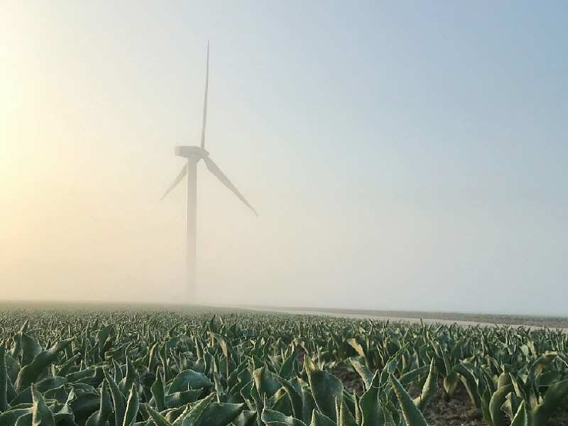 Informatiepunt Windpark Zeewolde geopend tijdens Tulpenroute