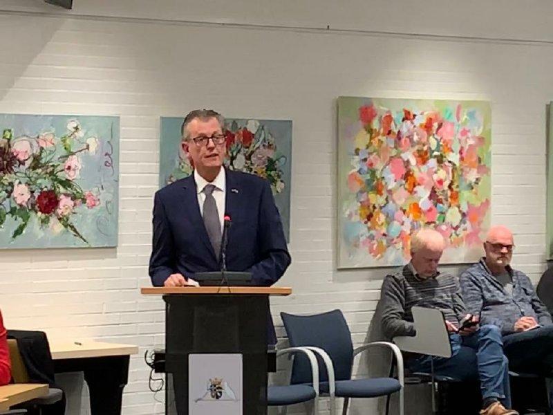 Burgemeester Gerrit Jan Gorter geinstalleerd voor zijn derde termijn