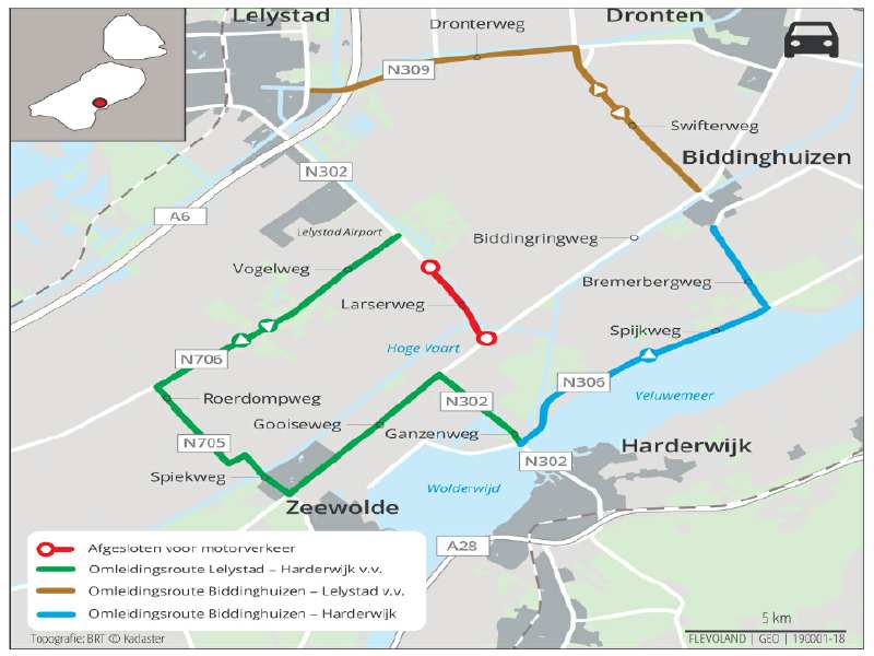 Werkzaamheden Gooiseweg / Larserweg