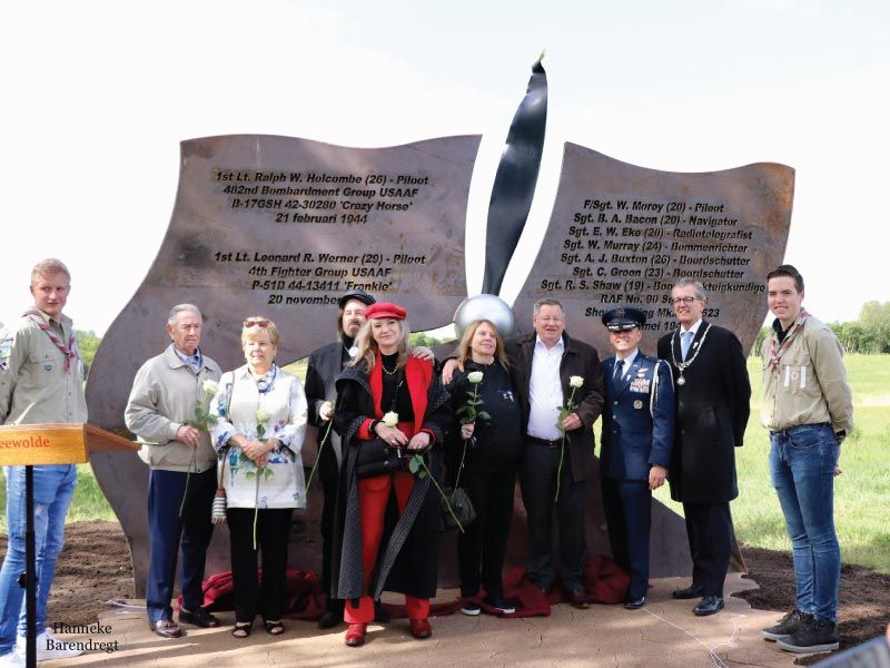 Onthulling Vliegersmonument, een dag om niet te vergeten