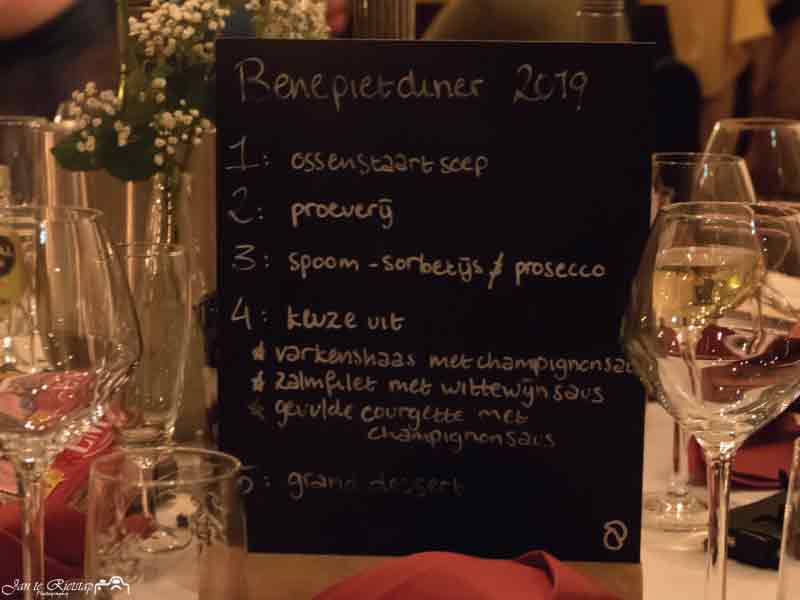 Benepietdiner vol smaak, sfeer en entertainment