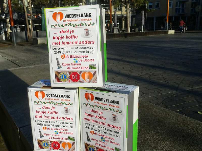 DE-puntenactie voor Voedselbank