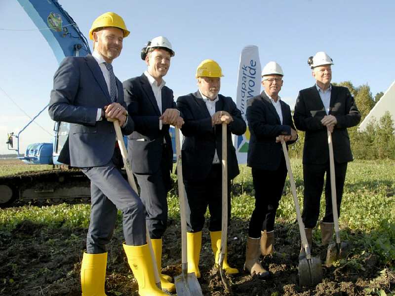 Bouw Windpark Zeewolde begonnen