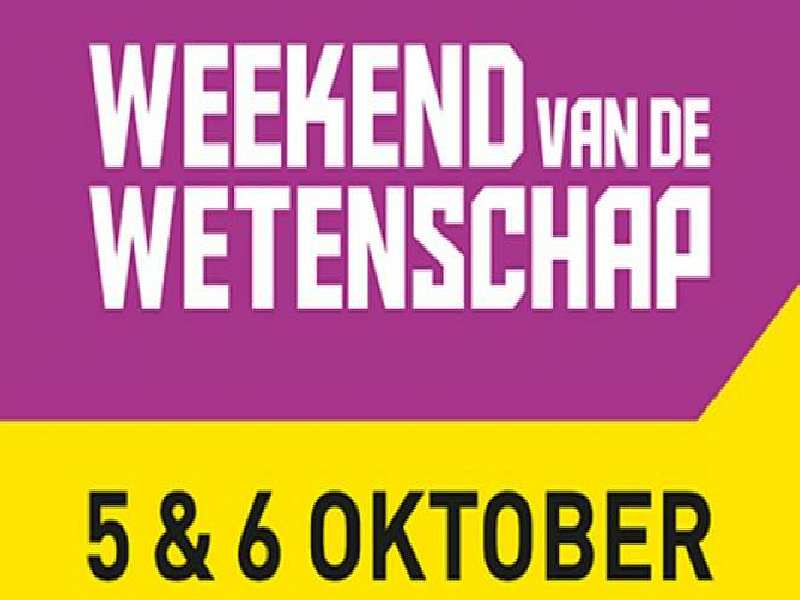 5 & 6 oktober: Weekend van de wetenschap