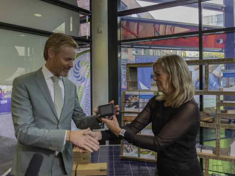 Energieloket geopend tijdens Dag van Duurzaamheid