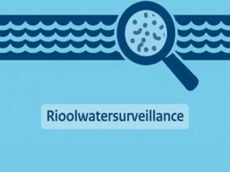 Piekwaarde virusdeeltjes in rioolwater Zeewolde