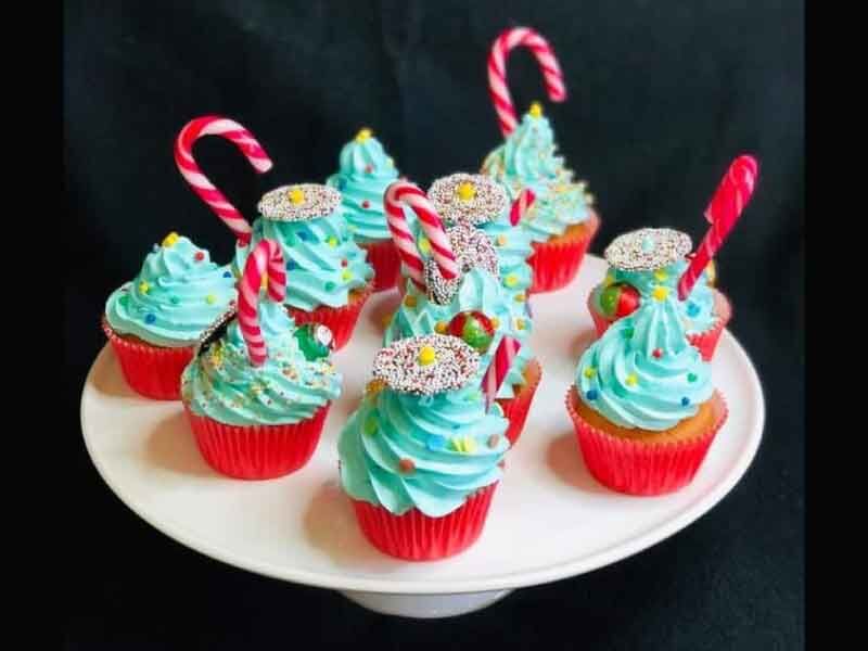 Cupcake voor een Oliebol
