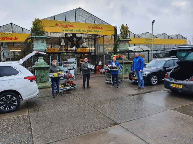 Kerstgedachte bij Tuincentrum de Oosteinde