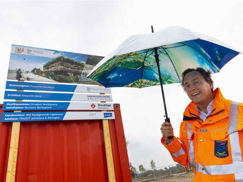 Bouw Flevolands paviljoen van start