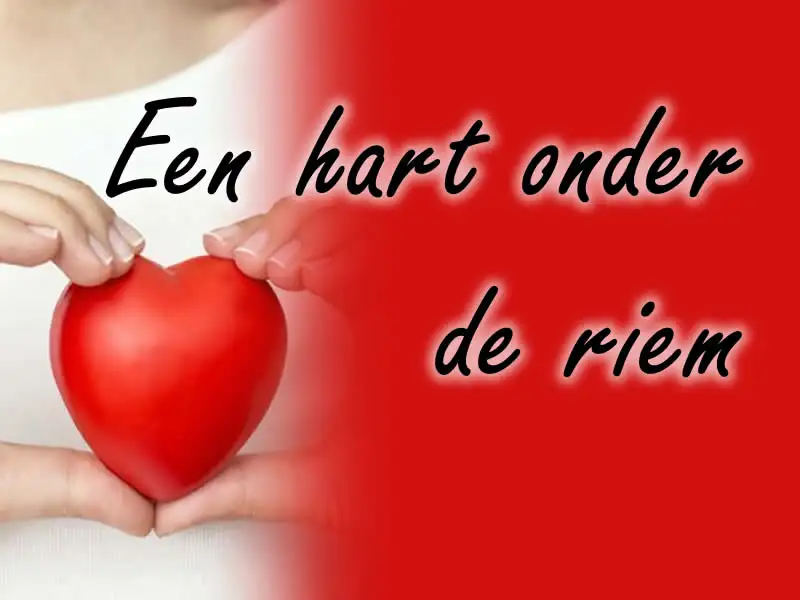 Een hart onder de riem voor elkaar