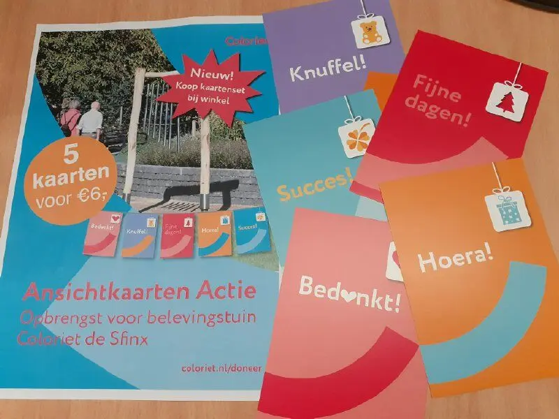 Kaartenactie Coloriet voor belevingstuin