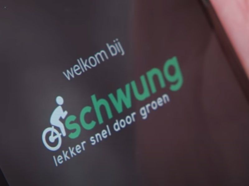Fietsapp SCHWUNG  voorlopig niet bruikbaar in Flevoland