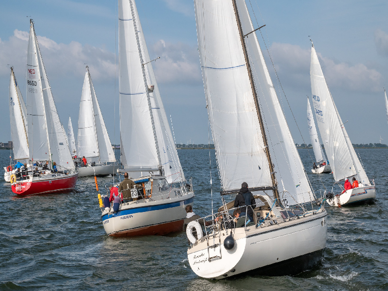Geslaagde zeilwedstrijden op het Wolderwijd
