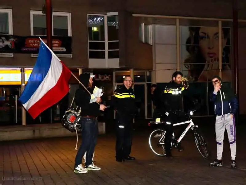 Vermeende protestactie verliep rustig