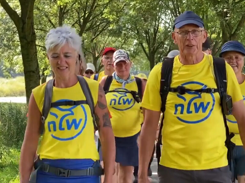 Alternatieve vierdaagse gelopen in Zeewolde: “Veel zwaarder”
