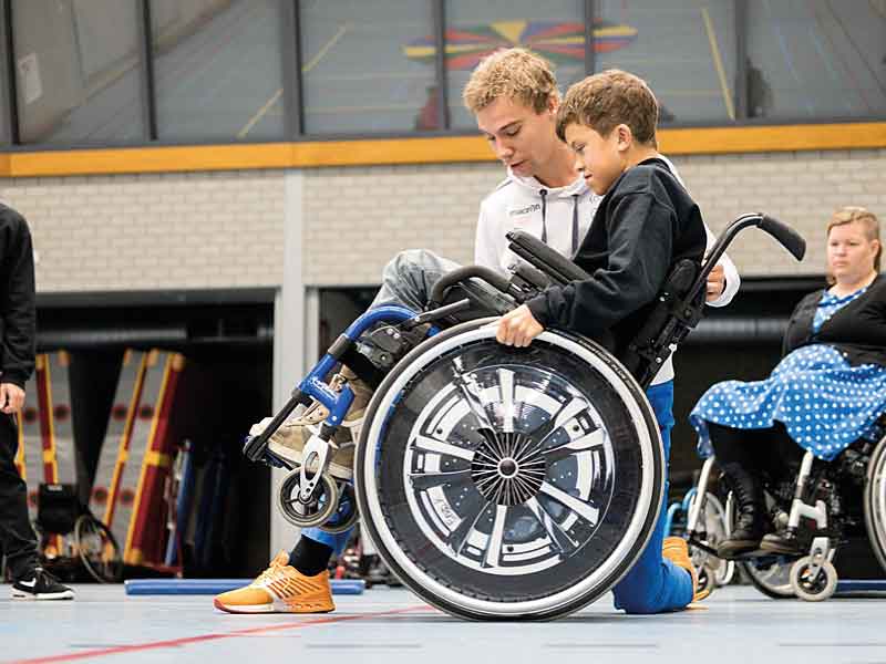 Samen sterk voor collecte Fonds Gehandicaptensport