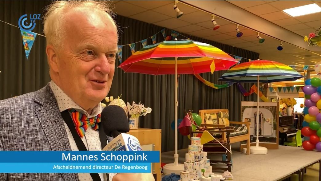 Leerlingen De Regenboog nemen afscheid van ‘meester Mannes’