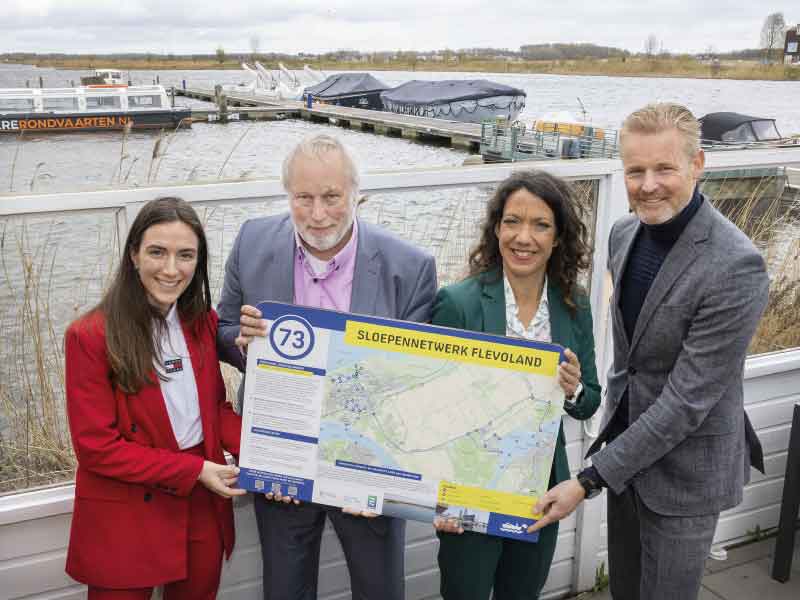 Provincie Flevoland opent sloepennetwerk