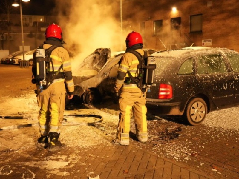 Voertuig in brand