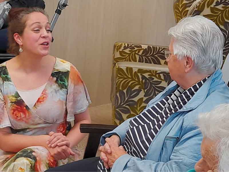 Bijzonder optreden voor bewoners Coloriet de Sfinx