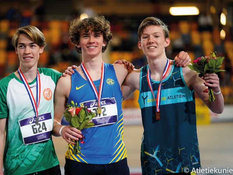 Zilver en brons op NK atletiek