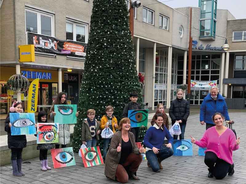 Letterpuzzeltocht door het winkelcentrum een succes! 