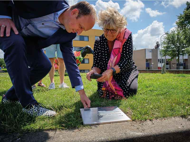 Informatieborden in Zeewolde met QR code 