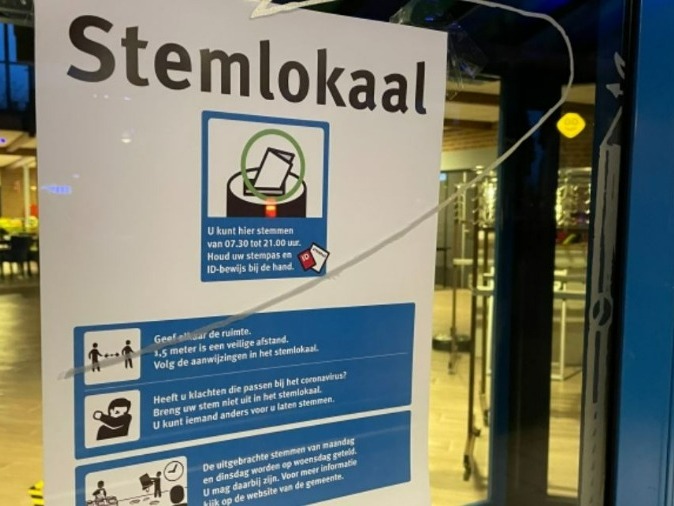 Alles klaar bij coronaproof stembureau Open Haven