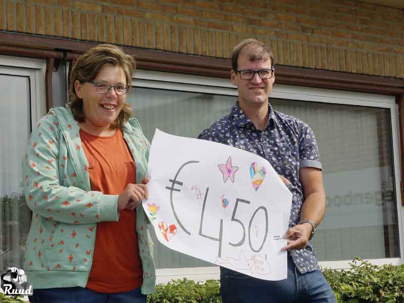  Actiedag Regenboog en Christiaan Huygens levert mooi bedrag op