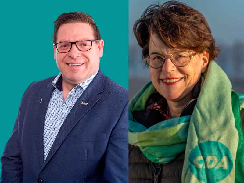 Nieuwe lijsttrekkers CDA Flevoland voor verkiezingen van volgend jaar