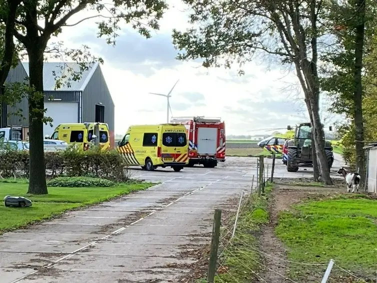 Bedrijfsongeval op het Schillinkpad