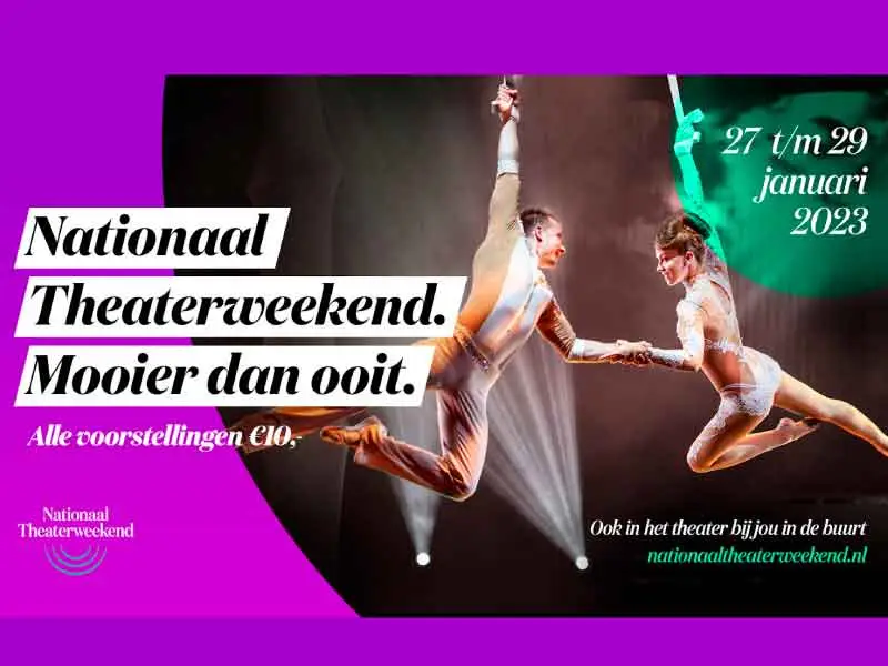  Theaters Zeewolde gaan samen los tijdens Nationaal Theater weekend